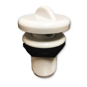 1 Zoll Hydroair Luftregler Weiß