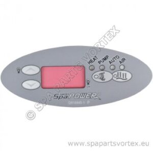 Overlay für ovales Touchpanel SP601